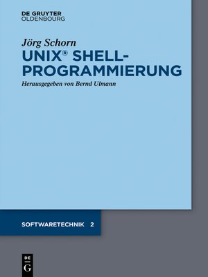 cover image of UNIX Shellprogrammierung